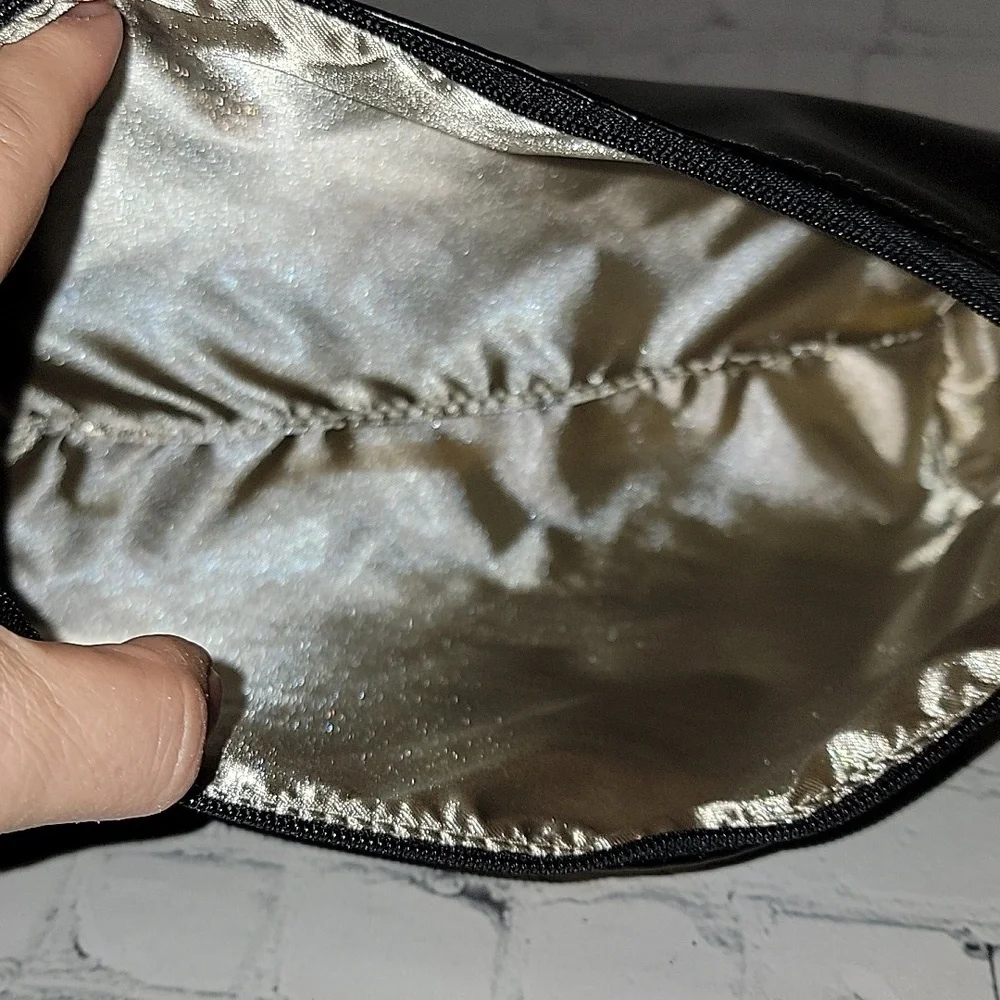 Estee Lauder  Black PVC Make up Bag